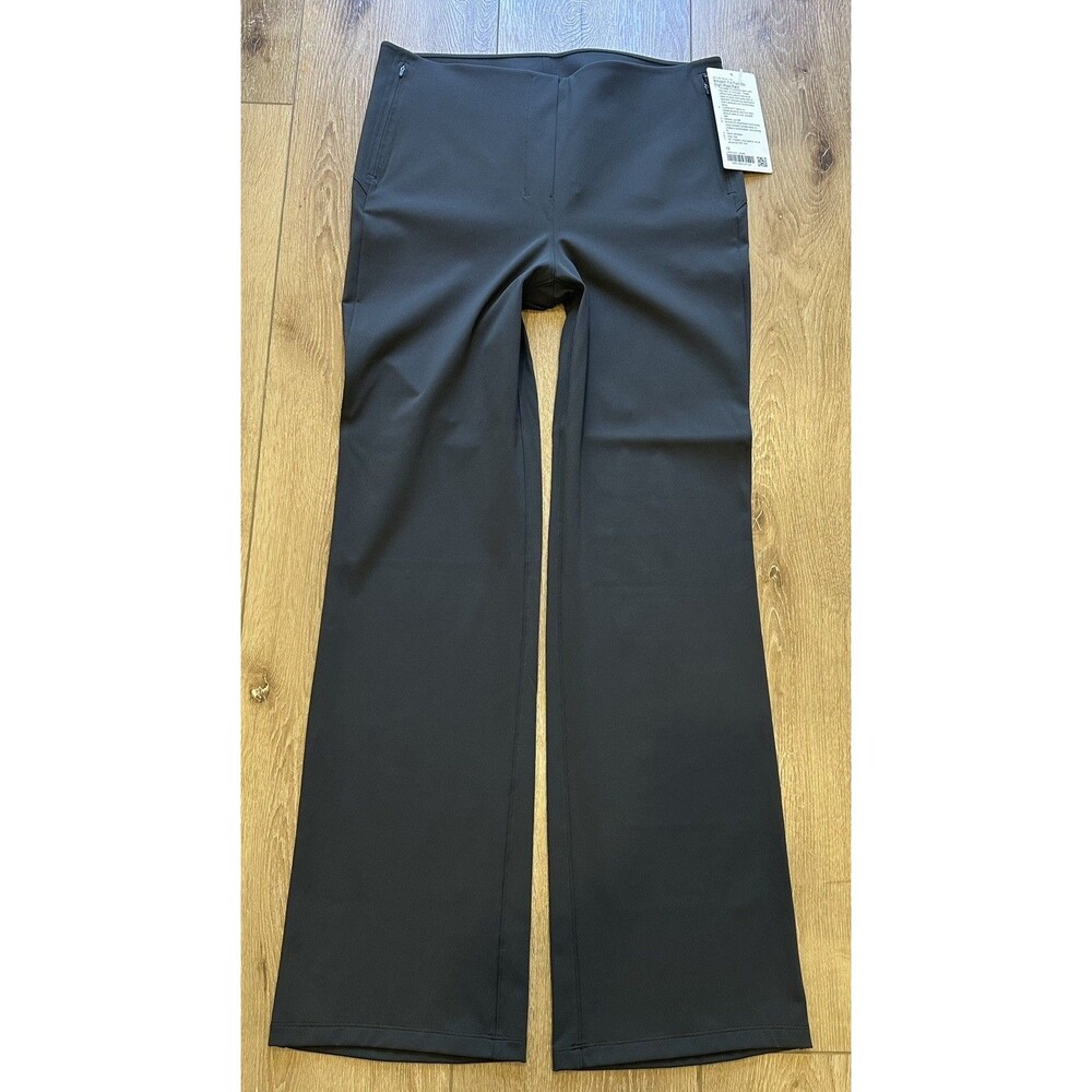 Women’s Lululemon Smooth Fit High Rise Pull on Pants Size 12 Gray NWT!